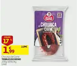 Auchan Chouriço de carne terras do demo promoção