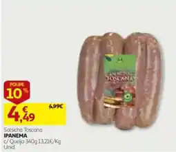 Auchan Salsicha Toscana Ipanema promoção