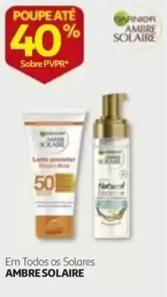 Auchan Garnier Ambre Solaire promoção