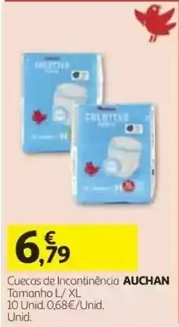 Auchan Cuecas de incontinência auchan promoção