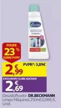 Auchan descalcificador dr.beckmann promoção