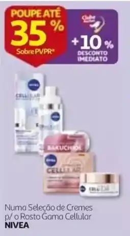 Auchan Numa Seleção de Cremes p/ o Rosto Gama Cellular NIVEA promoção