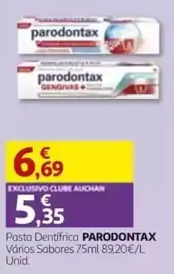 Auchan Pasta Dentífrica Parodontax promoção