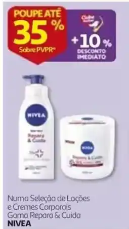 Auchan Nivea Gama Repara & Cuida promoção