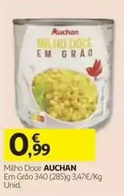 Auchan Milho Doce Auchan promoção