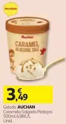 Auchan Gelado auchan caramelo salgado pedaços promoção