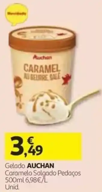 Auchan Gelado auchan caramelo salgado pedaços promoção