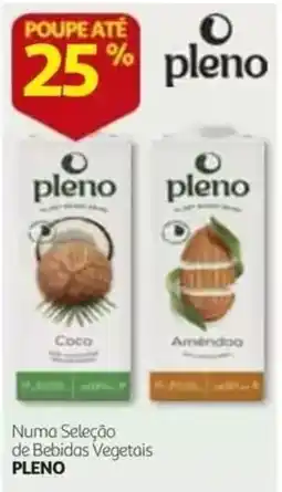 Auchan Bebidas Vegetais Pleno promoção