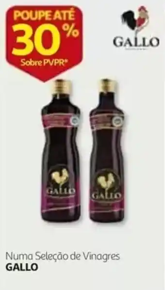 Auchan Numa Seleção de Vinagres Gallo promoção