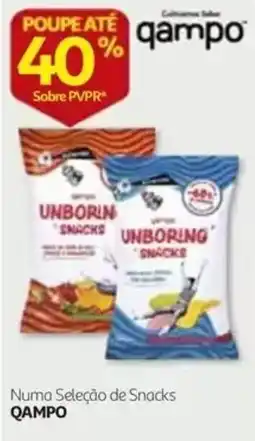Auchan Unboring snacks qampo promoção