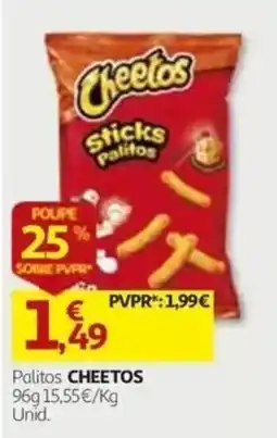 Auchan Palitos cheetos promoção