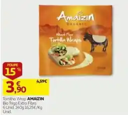 Auchan Tortilha Wrap Amaizin promoção