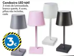 TEDi Candeeiro LED tátil promoção