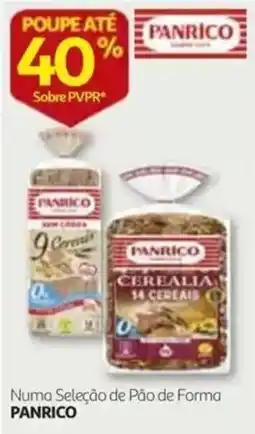 Auchan Pão de forma panrico 14 cereais promoção