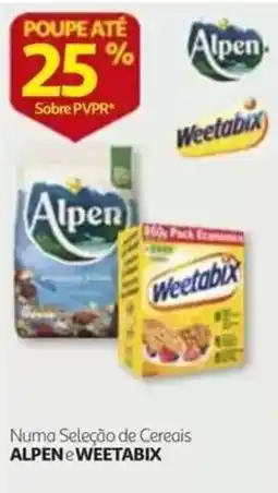 Auchan Alpen e Weetabix promoção