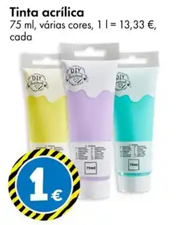 TEDi Tinta acrílica promoção