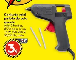 TEDi Conjunto mini pistola de cola quente promoção