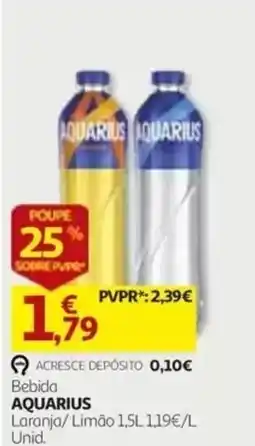 Auchan Bebida aquarius promoção