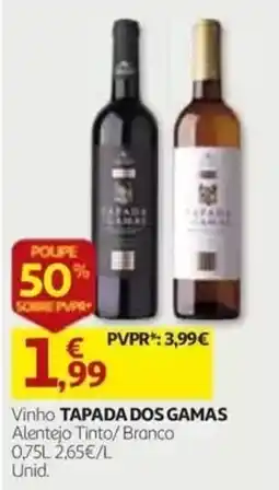 Auchan Vinho Tapada dos Gamas promoção