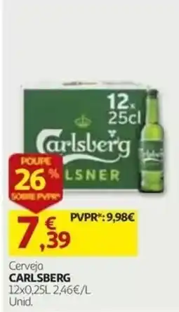 Auchan Cerveja Carlsberg promoção