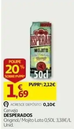 Auchan Desperados Mojito promoção