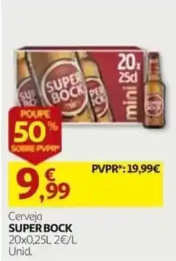 Auchan Cerveja Super Bock promoção
