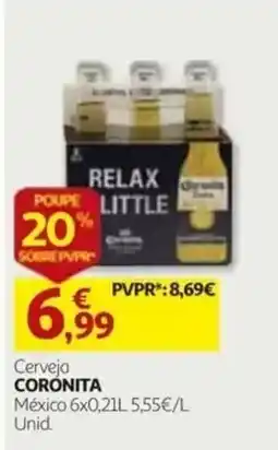 Auchan Cerveja Coronita promoção