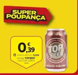 Auchan Cerveja Top Beer promoção