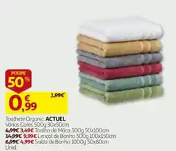 Auchan Toalhete Organic Actuel promoção