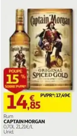Auchan Rum Captain Morgan promoção