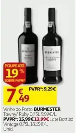 Auchan Vinho do Porto burmester promoção