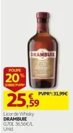 Auchan Licor de Whisky Drambuie promoção