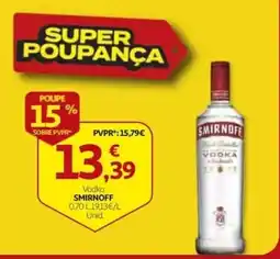 Auchan Vodka smirnoff promoção