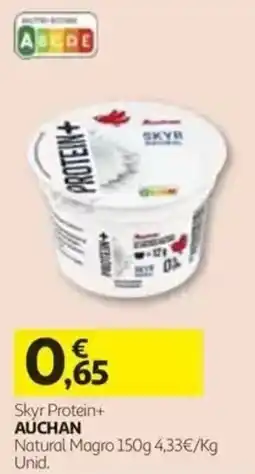 Auchan skyr protein+ promoção