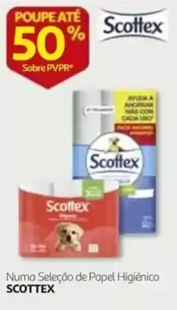 Auchan Numa Seleção de Papel Higiênico Scottex promoção