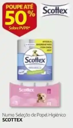 Auchan Numa Seleção de Papel Higiênico Scottex promoção