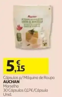 Auchan Cápsulas p/ Máquina de Roupa Auchan promoção