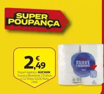 Auchan Papel Higiênico Auchan promoção