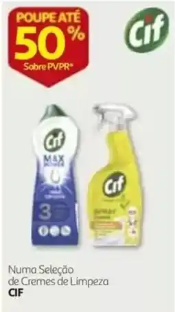 Auchan Cremes de limpeza Cif promoção