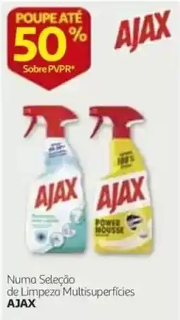 Auchan ajax numa seleção de limpeza multissuperfícies ajax promoção
