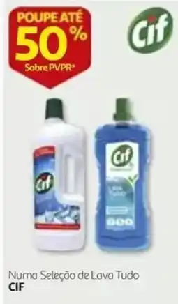 Auchan Cif numa seleção de lave tudo promoção