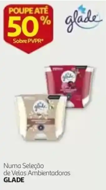 Auchan Numa Seleção de Velas Ambientadoras Glade promoção