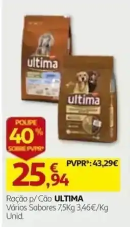Auchan Ração p/ Cão ultima promoção