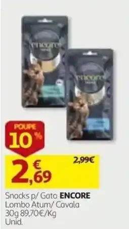 Auchan Snacks p/ Gato encore promoção