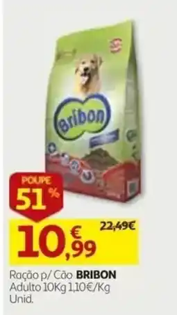 Auchan Ração p/ Cão BRIBON promoção