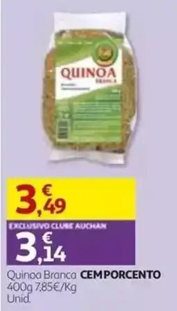 Auchan Quinoa branca cemporcento promoção