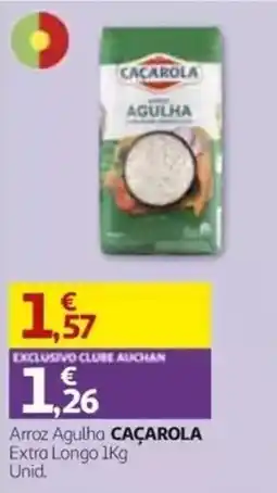 Auchan Arroz Agulha Caçarola promoção