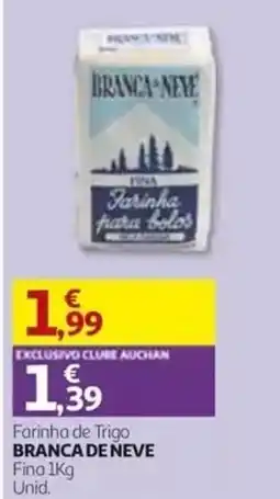 Auchan Farinha de trigo branca de neve promoção