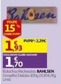Auchan Bolachas Recheadas Bahlsen promoção