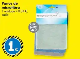 TEDi Panos de microfibra promoção